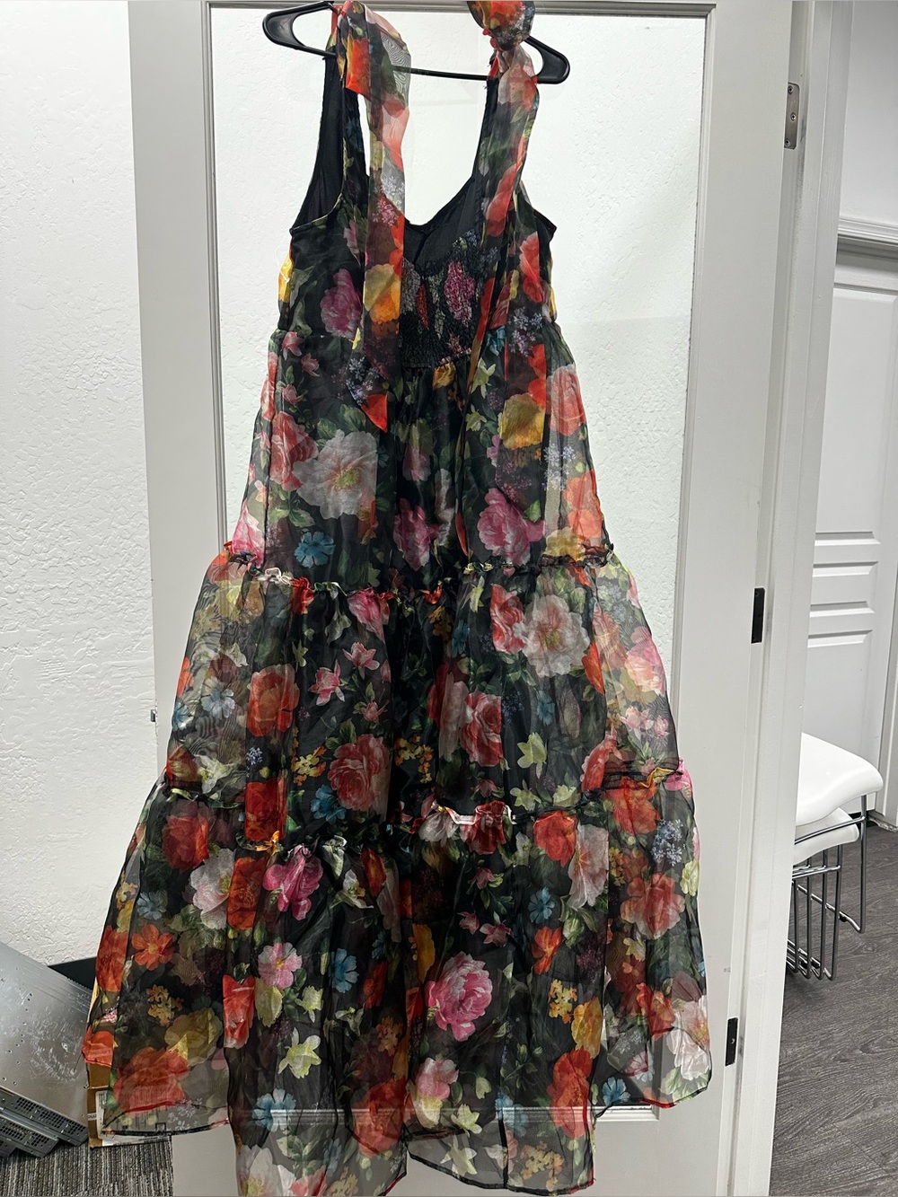 Chelsea 28 Floral Bow Maxi Dress - Picture 3 of 9
